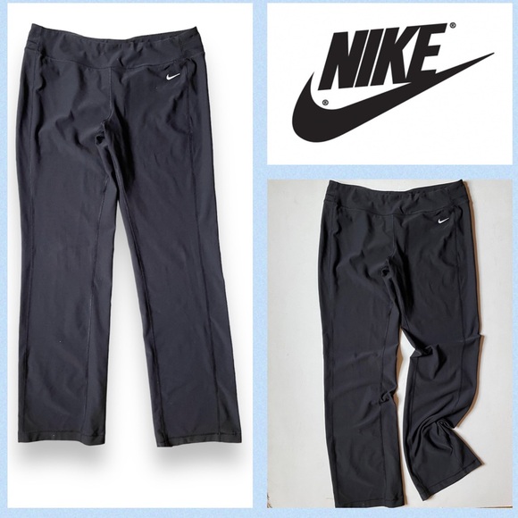 Nike Dri Fit jogging long pant bootcut leg tights size Large - Picture 2 of 13